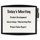 Fellowes® Partition Additions Dry Erase Board, 15.38 X 13.25, Dark Graphite Frame freeshipping - TVN Wholesale