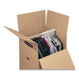 Bankers Box® Smoothmove Wardrobe Box, Regular Slotted Container (rsc), 24" X 24" X 40", Brown Kraft-blue, 3-carton freeshipping - TVN Wholesale