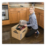 Bankers Box® Smoothmove Classic Moving-storage Boxes, Medium, Half Slotted Container (hsc), 18" X 15" X 14", Brown Kraft-blue, 8-carton freeshipping - TVN Wholesale