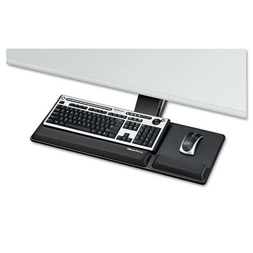 Fellowes® Designer Suites Compact Keyboard Tray, 19w X 9.5d, Black freeshipping - TVN Wholesale