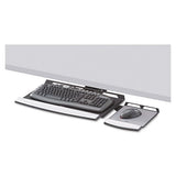 Fellowes® Office Suites Adjustable Keyboard Manager, 21.25w X 10d, Black-silver freeshipping - TVN Wholesale