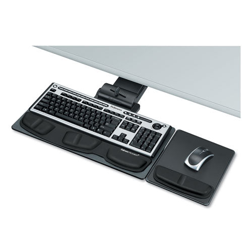 Fellowes® Professional Executive Adjustable Keyboard Tray, 19w X 10.63d, Black freeshipping - TVN Wholesale