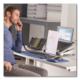 Fellowes® Office Suites Laptop Riser Plus, 15.06" X 10.5" X 6.5", Black-silver, Supports 10 Lbs freeshipping - TVN Wholesale
