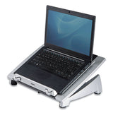Fellowes® Office Suites Laptop Riser Plus, 15.06" X 10.5" X 6.5", Black-silver, Supports 10 Lbs freeshipping - TVN Wholesale