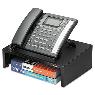 Fellowes® Designer Suites™ Telephone Stand, 13 X 9.13 X 4.38, Black Pearl freeshipping - TVN Wholesale