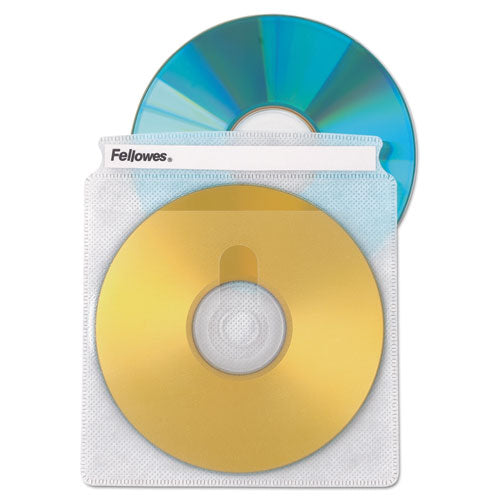 Fellowes® Two-sided Cd-dvd Sleeve Refills For Softworks File, 25-pack freeshipping - TVN Wholesale