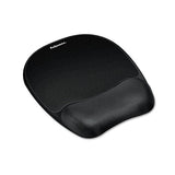 Fellowes® Memory Foam Mouse Pad Wrist Rest, 7 15-16 X 9 1-4, Black-silver freeshipping - TVN Wholesale