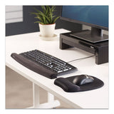 Fellowes® Memory Foam Mouse Pad Wrist Rest, 7 15-16 X 9 1-4, Black-silver freeshipping - TVN Wholesale