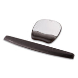 Fellowes® Memory Foam Mouse Pad Wrist Rest, 7 15-16 X 9 1-4, Black-silver freeshipping - TVN Wholesale