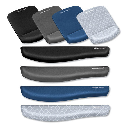 Fellowes® Plushtouch Mouse Pad With Wrist Rest, Foam, Black, 7.25 X 9.38 freeshipping - TVN Wholesale