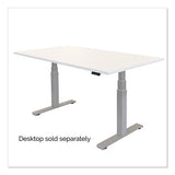 Fellowes® Cambio Height Adjustable Desk Base, 72" X 30" X 24.75" To 50.25", Silver freeshipping - TVN Wholesale