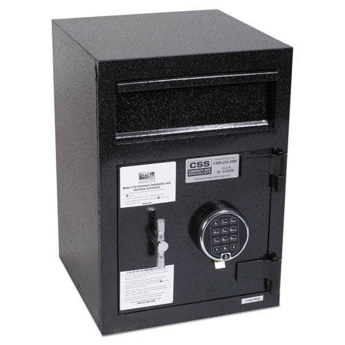 FireKing® Depository Security Safe, 0.95 Cu Ft, 14 X 15.5 X 20, Black freeshipping - TVN Wholesale