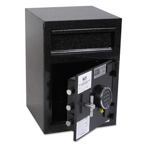 FireKing® Depository Security Safe, 0.95 Cu Ft, 14 X 15.5 X 20, Black freeshipping - TVN Wholesale