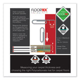 Floortex® Cleartex Ultimat Polycarbonate Chair Mat For Low-medium Pile Carpet, 48 X 79, Clear freeshipping - TVN Wholesale