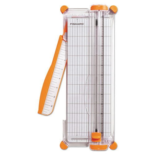 Fiskars® Personal Paper Trimmer, 7 Sheets, 12" Cut Length, Plastic Base, 5.5 X 14 freeshipping - TVN Wholesale