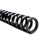 GBC® Proclick Easy Edit Spines, 5-16" Diameter, 45 Sheet Capacity, Black, 25-pack freeshipping - TVN Wholesale