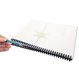 GBC® Proclick Easy Edit Spines, 5-16" Diameter, 45 Sheet Capacity, Black, 25-pack freeshipping - TVN Wholesale