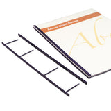 GBC® Velobind Reclosable Spines, 200 Sheet Capacity, Black, 25-pack freeshipping - TVN Wholesale