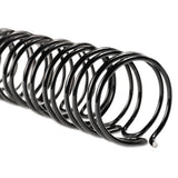GBC® Wirebind Spines, 1-4" Diameter, 55 Sheet Capacity, Black, 100-box freeshipping - TVN Wholesale
