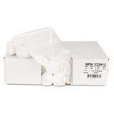 General Supply High-density Can Liners, 33 Gal, 9 Microns, 33" X 39", Natural, 500-carton freeshipping - TVN Wholesale