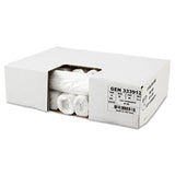 General Supply High-density Can Liners, 33 Gal, 9 Microns, 33" X 39", Natural, 500-carton freeshipping - TVN Wholesale