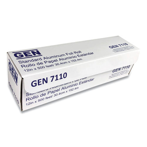 GEN Standard Aluminum Foil Roll, 12" X 500 Ft, 6-carton freeshipping - TVN Wholesale