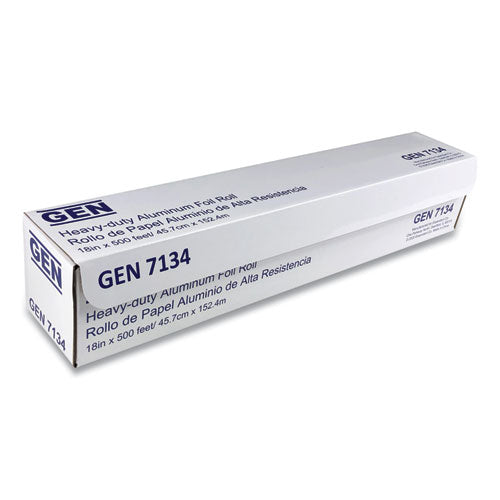 GEN Heavy-duty Aluminum Foil Roll, 18" X 1,000 Ft, 2-carton freeshipping - TVN Wholesale