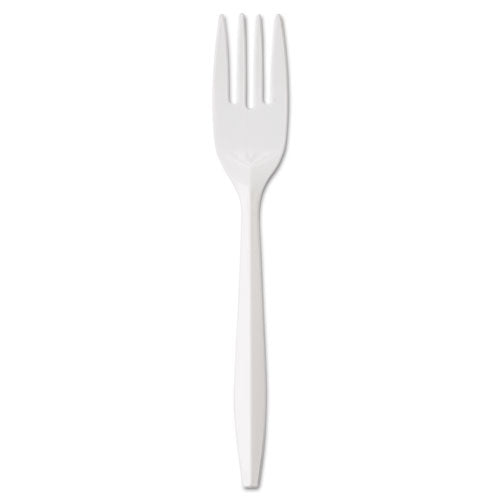 GEN Medium-weight Cutlery, Knife, White, 1000-carton freeshipping - TVN Wholesale