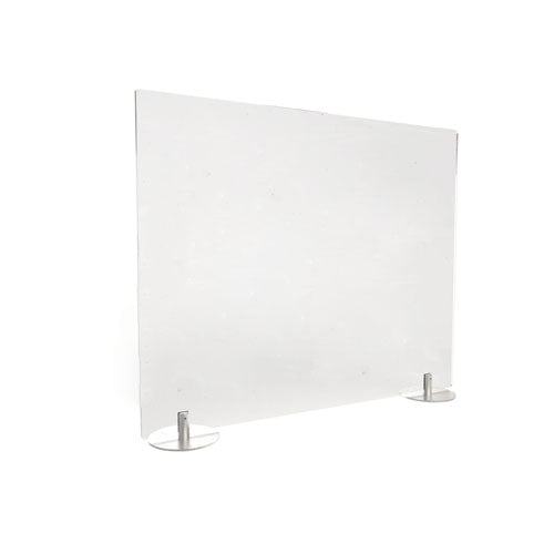 Ghent Desktop Free Standing Acrylic Protection Screen, 59 X 5 X 24, Frost freeshipping - TVN Wholesale