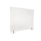 Ghent Desktop Free Standing Acrylic Protection Screen, 59 X 5 X 24, Frost freeshipping - TVN Wholesale