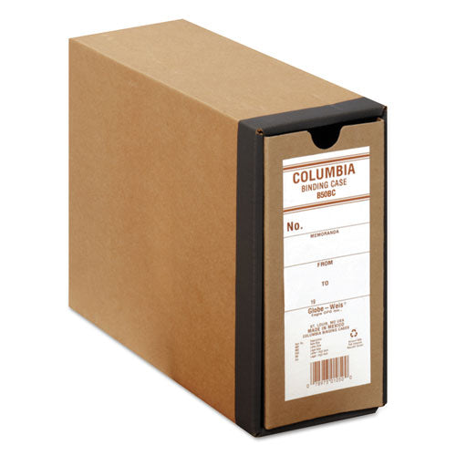 Globe-Weis® Columbia Recycled Binding Cases, 2 Rings, 3.13" Capacity, 11 X 8.5, Kraft freeshipping - TVN Wholesale