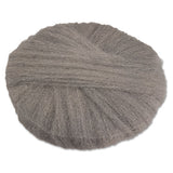 GMT Radial Steel Wool Pads, Grade 2 (coarse): Stripping-scrubbing, 20" Diameter, Gray, 12-carton freeshipping - TVN Wholesale