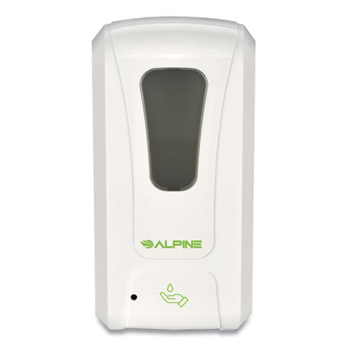 Alpine Automatic Hands-free Liquid Hand Sanitizer-soap Dispenser, 1,200 Ml, 6 X 4.48 X 11.1, White freeshipping - TVN Wholesale