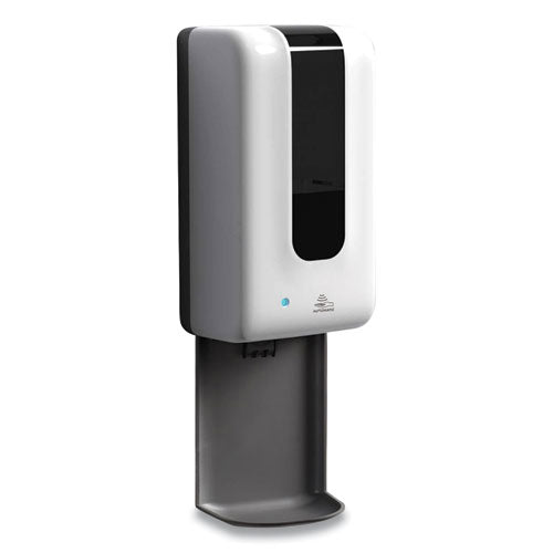 GN1 Automatic Hand Sanitizer Dispenser With Tray, 1,200 Ml, 5.9 X 3.8 X 17.9, White-gray freeshipping - TVN Wholesale