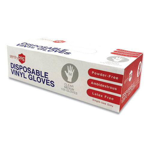GN1 Single Use Vinyl Glove, Clear, Medium, 100-box, 10 Boxes-carton freeshipping - TVN Wholesale