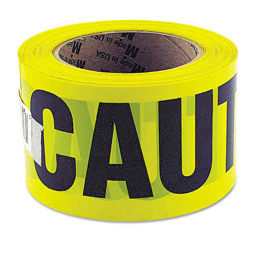 Great Neck® Caution Safety Tape, Non-adhesive, 3" X 1,000 Ft, Yellow freeshipping - TVN Wholesale