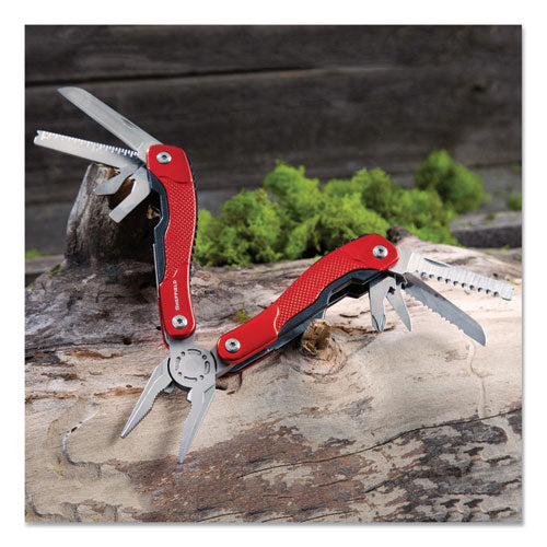 Sheffield 15-in-1 All-purpose Stainless Steel Tool With Belt Pouch freeshipping - TVN Wholesale