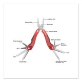 Sheffield 15-in-1 All-purpose Stainless Steel Tool With Belt Pouch freeshipping - TVN Wholesale