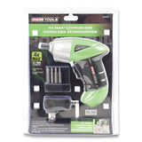 OEMTOOLS® 4v Max. Li-ion Cordless Screwdriver, 230 Rpm freeshipping - TVN Wholesale