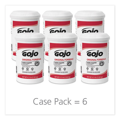 GOJO® Original Formula Hand Cleaner Creme, Unscented, 4.5 Lb, White, 6-carton freeshipping - TVN Wholesale