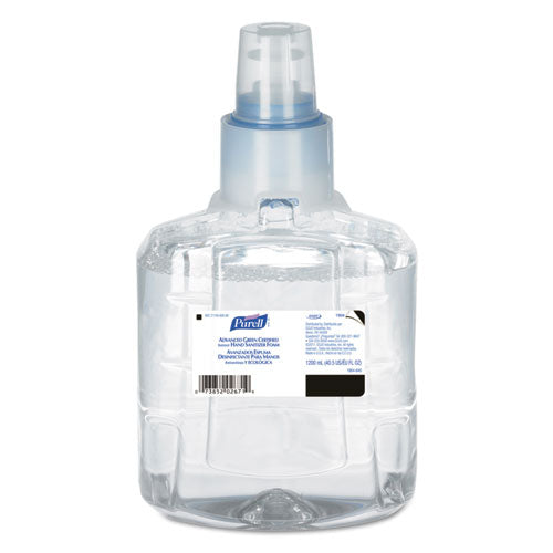 PURELL® Advanced Green Certified Refill Instant Foam Hand Sanitizer, 1,200 Ml, Fragrance-free, 2-carton freeshipping - TVN Wholesale