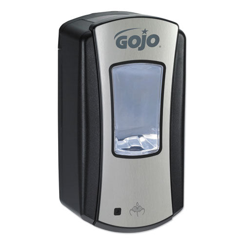 GOJO® Ltx-12 Touch-free Dispenser, 1,200 Ml, 5.75 X 3.33 X 10.5, Brushed Chrome-black freeshipping - TVN Wholesale