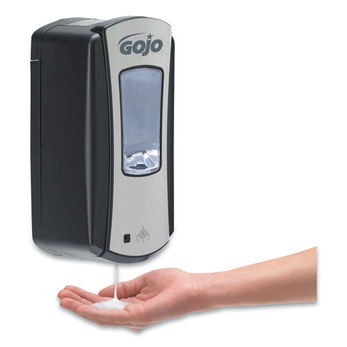 GOJO® Ltx-12 Touch-free Dispenser, 1,200 Ml, 5.75 X 3.33 X 10.5, Brushed Chrome-black freeshipping - TVN Wholesale