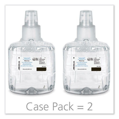 PROVON® Clear And Mild Foam Hand Wash, Unscented, 1,200 Ml Refill, 2-carton freeshipping - TVN Wholesale