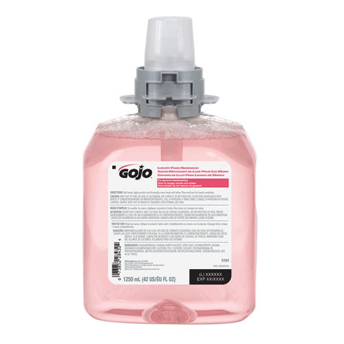 GOJO® Luxury Foam Hand Wash Refill For Fmx-12 Dispenser, Refreshing Cranberry, 1,250 Ml, 4-carton freeshipping - TVN Wholesale