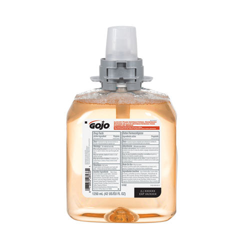 GOJO® Luxury Foam Antibacterial Handwash, Fresh Fruit, 1,250 Ml Refill, 4-carton freeshipping - TVN Wholesale