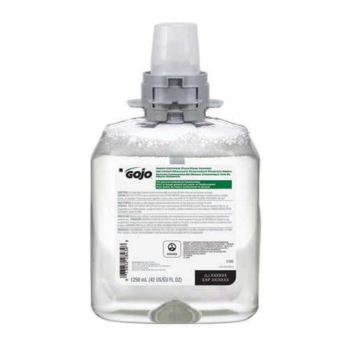 GOJO® Green Certified Foam Hand Cleaner, Unscented, 1,250 Ml Refill, 4-carton freeshipping - TVN Wholesale