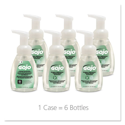 GOJO® Green Certified Foam Soap, Fragrance-free, 7.5 Oz Pump Bottle freeshipping - TVN Wholesale