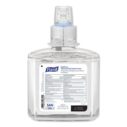 PURELL® Healthcare Advanced Foam Hand Sanitizer, 1,200 Ml, Clean Scent, For Es6 Dispensers, 2-carton freeshipping - TVN Wholesale