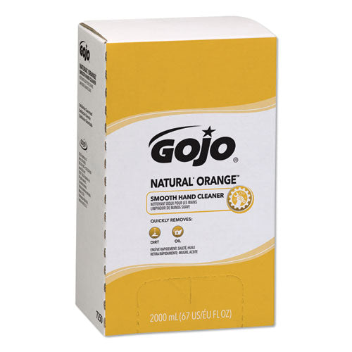 GOJO® Natural Orange Smooth Lotion Hand Cleaner, Citrus Scent, 2,000 Ml Bag-in-box Refill, 4-carton freeshipping - TVN Wholesale